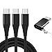 USB Type C Cable,LELONG (2pack,6ft) 90 Degree Right Angle Durable Nylon Braided Fast Charger Cord Compatible Samsung Galaxy S10 S10+ S9 S8 Plus Note 9 8,Moto Z,LG V30 G6 G5,Nintendo Switch and More