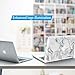 IBENZER MacBook Pro 13 Inch Case 2012-2015, Soft Touch Hard Case Shell Cover for Apple MacBook Pro 13 with Retina Display A1425 1502, White Marble, MMP13R-01WHMB+1