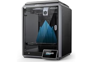 COMGROW Creality K1 3D Printer with Auto Leveling 600mm/s Printing Speed 2000mm/s² Acceleration, 300℃ High-Temp 32mm³/s Flow Hotend Dual-Gear Direct Extruder Build Volume 8.66x8.66x9.84 inch