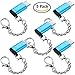 5 Pack USB Type C Adapter, AFUNTA USB C to Micro USB Convert Connector Fast Charger with Keychain Compatible Samsung Galaxy S8 New MacBook Pixel XL Nexus 5X 6P-Blue