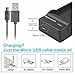 Micro USB Battery Charger for Sony Cyber-shot DSC-HX1, DSC-HX100V, DSC-HX200V Digital Camera