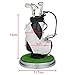 10L0L Mini Desktop Golf Bag Pen Holder with Golf pens Clock 6-Piece Set of Golf Souvenir Tour Souvenir Novelty Gift (Black and White)