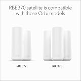 NETGEAR Orbi 370 Add-on Satellite RBE370 Dual-Band WiFi 7 Mesh Extender 1500 sq view 5