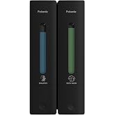 Pobamle Shampoo Dispenser for Shower - Shower Soap Dispenser Wall Mounted No Drill - Shampoo Body Wash Dispenser 2 Chamber - Easy Install for Bathroom Hotel Black 800ml