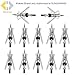 MoKasi 12pcs Archery Broadheads 2 Blade 100 Grain 2+" Cut