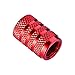 EBOOT Tire Stem Valve Caps Aluminium Car Dustproof Caps Tire Wheel Stem Air Valve Caps, 8 Pieces (Red)