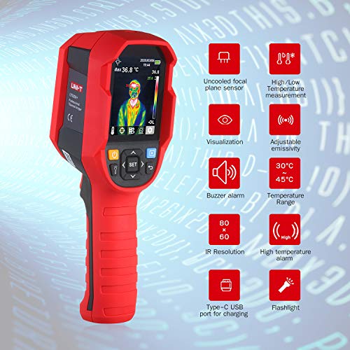 Fesjoy Professionelle Wärmebildkamera Infrarot-Wärmebildkamera 30 ℃ ~ 45 ℃ (86 ℉ ~ 113 ℉) TIC Handheld-Infrarotkamera… – Bild 5