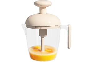 Egg Mixing Cup - 15x19cm Convenient Egg Stirring Cup | Suitable Hand-Pressed Eggs Stirrer | 550ml Meal Prep Food Mixer, Kitch