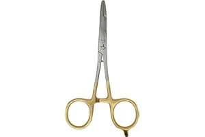 Kingfisher Scissor Clamp Forcept Hemostat For Fly Fishing Hook Removal