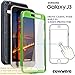 COVRWARE Aegis Series Compatible with Galaxy J3 (2016)/ J3 V/Sky/Sol/ j36/ j36V/Amp Prime/Express Prime Full-Body Holster Armor Case with Built-in Screen Protector, Belt-Clip, Kickstand, Green