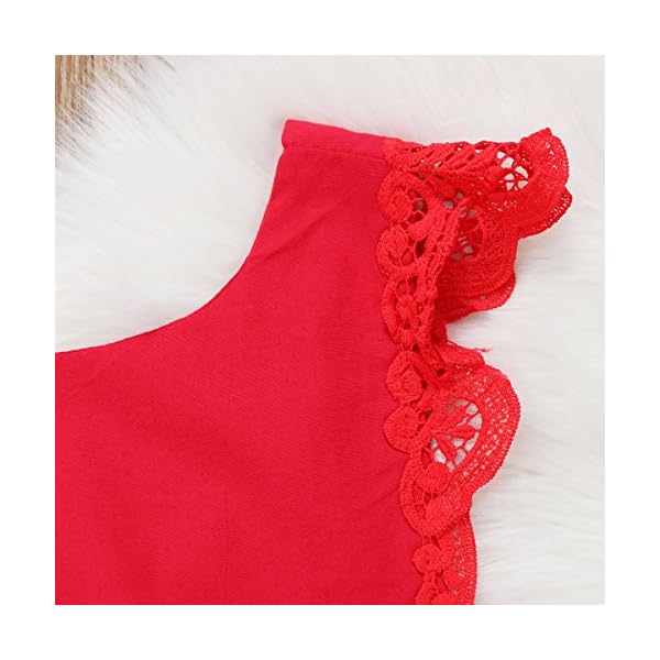 Christmas Toddler Newborn Kids Baby Girls Dress Clothes Romper Playsuit + Headband Outfits - Image 6