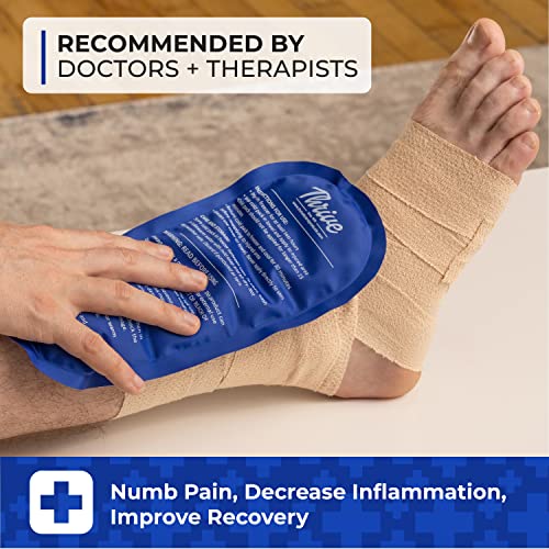 Thrive Reusable Ice Packs for Injuries Pack of 2 Large Gel Ice