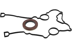 RATCHROLL Timing Cover Gasket Set for DODGE for CHRYSLER 5.7L, 6.1L, 6.2L 6.4L HEMI Long-lasting Sealing Gasket and Crankshaft Oil Seal Metal,Rubber 1 Set