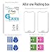 KATIN Galaxy S4 Screen Protector - [2-Pack] For Sasmung Galaxy S4 Tempered Glass 9H Hardness, Bubble free with Lifetime Replacement Warranty
