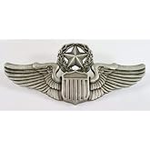 EagleEmblems P16066 Wing-USAF, Pilot, Master (3'')
