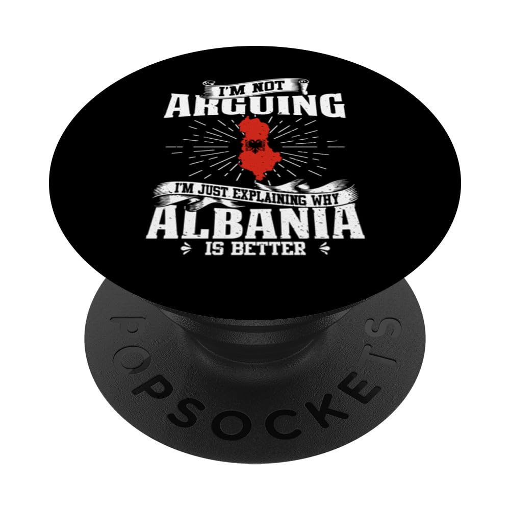 Albania Albanian Roots Albanian Heritage Proud Albanians PopSockets Swappable PopGrip