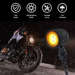 Motorcycle Turn Signals LED Front Lights 2