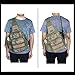 Fiblink Fishing Tackle Backpack - Water-resistant Fishing Bag with Storage for Camping & Outdoor Sports (Khaki)