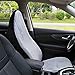 Leader Accessories One High Back Bucket Seat Protector Grey Car Seat Cover Front, Universal Fits SUV Trucks Cars, Airbag Compatible
