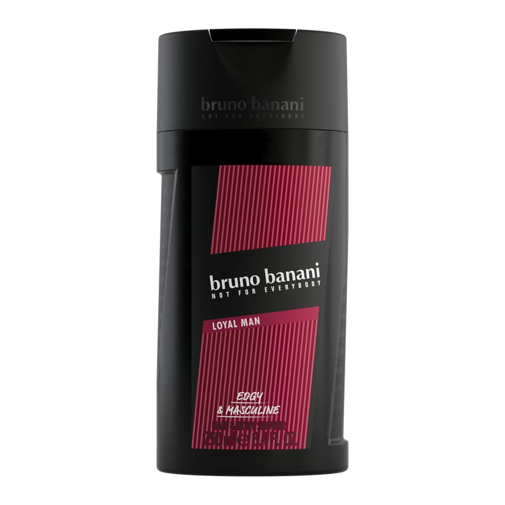 bruno banani Loyal Man - Shower Gel - Fresh Fruity Men's Shower Gel - Maximum Long Lasting Fragrance - 250 ml