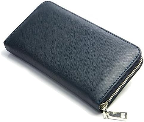 Amazon Co Jp 財布 メンズ 長財布 サイフ さいふ Wild Monkey ブランド 牛革 シークレットポケット ラウンドファスナー ネイビー 青 服 ファッション小物