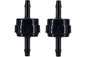 BBTUS PA66 Automotive Spring Check Valves, High Temp & Corrosion Resistant (1/8", "1/4", "3/16", "5/16")