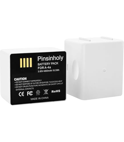 2-Pack 5500mAh Battery For Arlo Pro 4/Pro 3/Ultra 2 - High Capacity Replacement