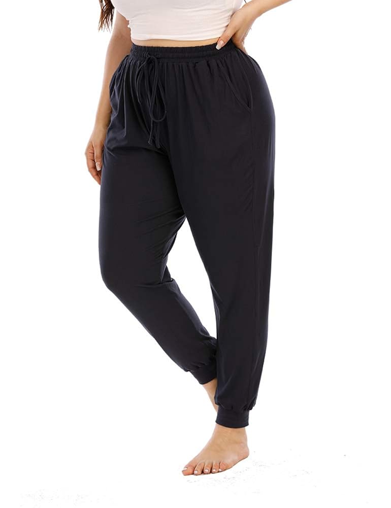Buy Gboomo Womens Plus Size Sweatpants Casual Stretchy Drawstring