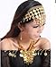 New Belly Dance Hair Accessories Hair Hoop Headband Performances Headpiece Jewellery Party Accessories(Gold Color)