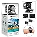 PROGRACE Action Camera Underwater Waterproof Video Sports Camera Camcorder 4K 30fps 1080P 60fps WiFi Full HD Digital Camera for YouTube with Remote Control and Accessories Kit 12MP 170° Wide Angle