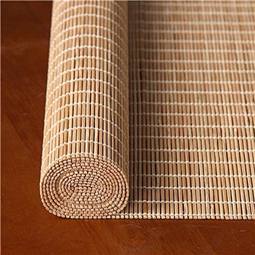 JZL Roll Up Bamboo Blind Waterproof Antiseptic Roller Blind Shade Sunscreen For Garden,Patio,Gallery,Balcony, 55% Shading Rate Size Choices 60 x 135 Cm (WxH)
