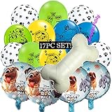 17pc Puppy Dog Pals Birthday Party Latex Balloons balloon decoration supplies decorations