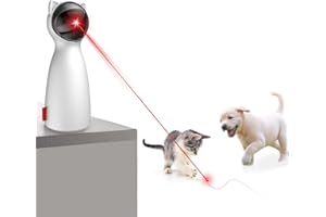 Sofolor Automatic Cat Laser Toy, Interactive Cat Toys for Indoor Cats/Kittens/Dogs, Automatic On/Off and Silent