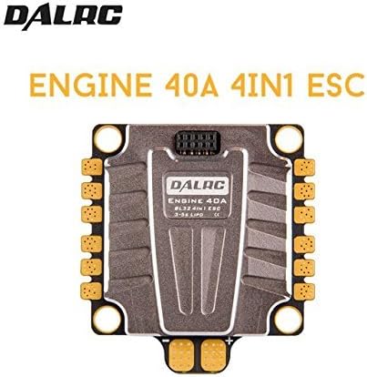 DALRC 4IN1 ESC 40A ESC 3-5S Blheli_32 DSHOT1200 Ready W/5V BEC for FPV Freestyle Frame Competition