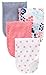 Carter's Burp Cloth - Pink Navy Print - 4 ct