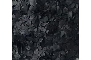 Magic Resin | Flakes for Epoxy Resin Floor Coatings 1/4'' | 10 lbs | Garage Floor Paint Chips (Carbon Black)