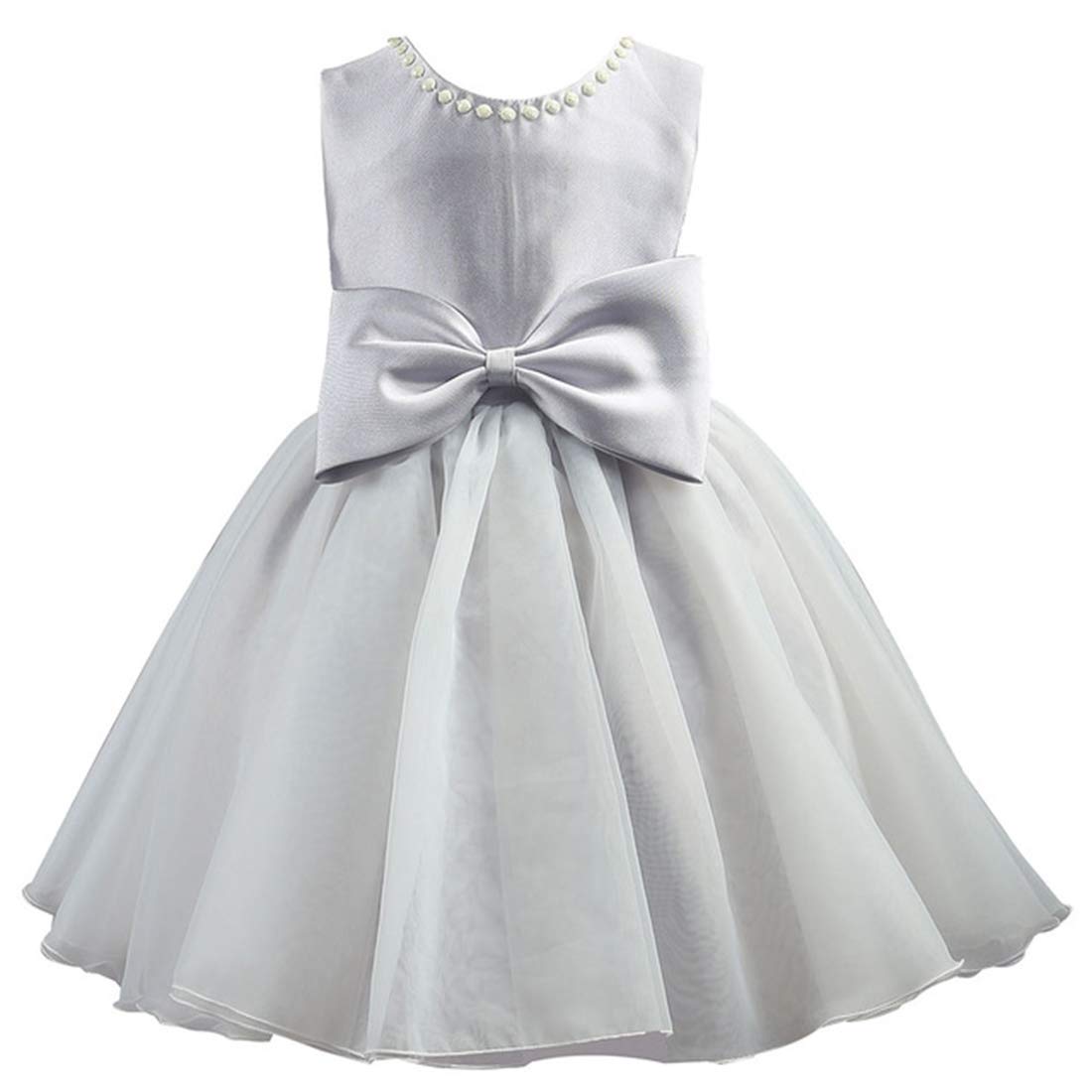 grey frock for baby girl