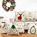 6 Packs Christmas Pillows Covers 18 X 18 Christmas Decorations Pillows Covers Christmas Decorative Throw Pillow Case Sofa Indoor Outdoor Home Décor for Thanksgiving Day Party Suppliers
