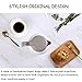 SDREAM 68 Oz Coffee Carafe Thermal Stainless Steel Double Walled Thermal Carafe Heat Retention Vacuum Tea Pots for Keeping Hot/Cold Beverage(off white)