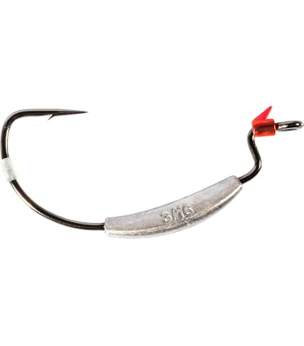 Z-Man ZWG30-18PK3 ZWG Weighted Swimbait Hook 3/0, 1/8 oz, 3 pk : Sports & Outdoors