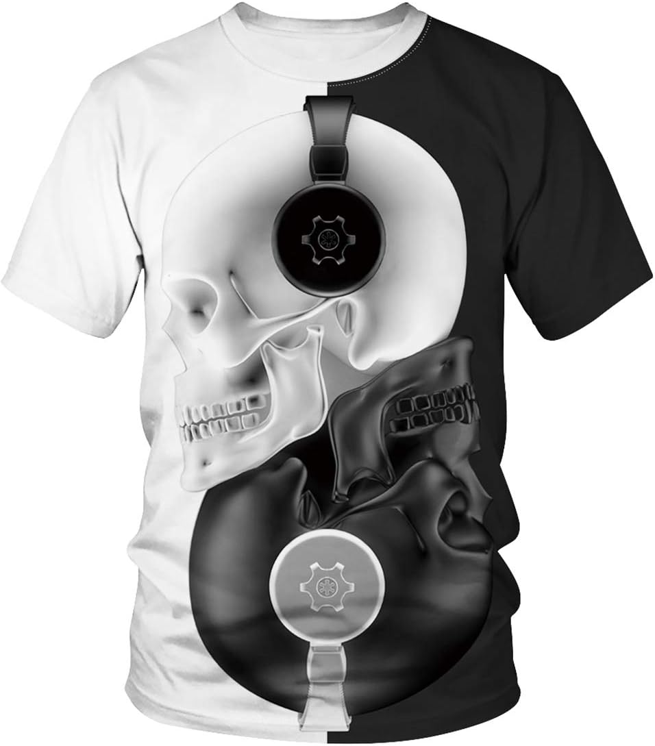 Bettydom Boy's Novelty T-Shirt 3D Animal Patterns Short Sleeves Sweatshirts