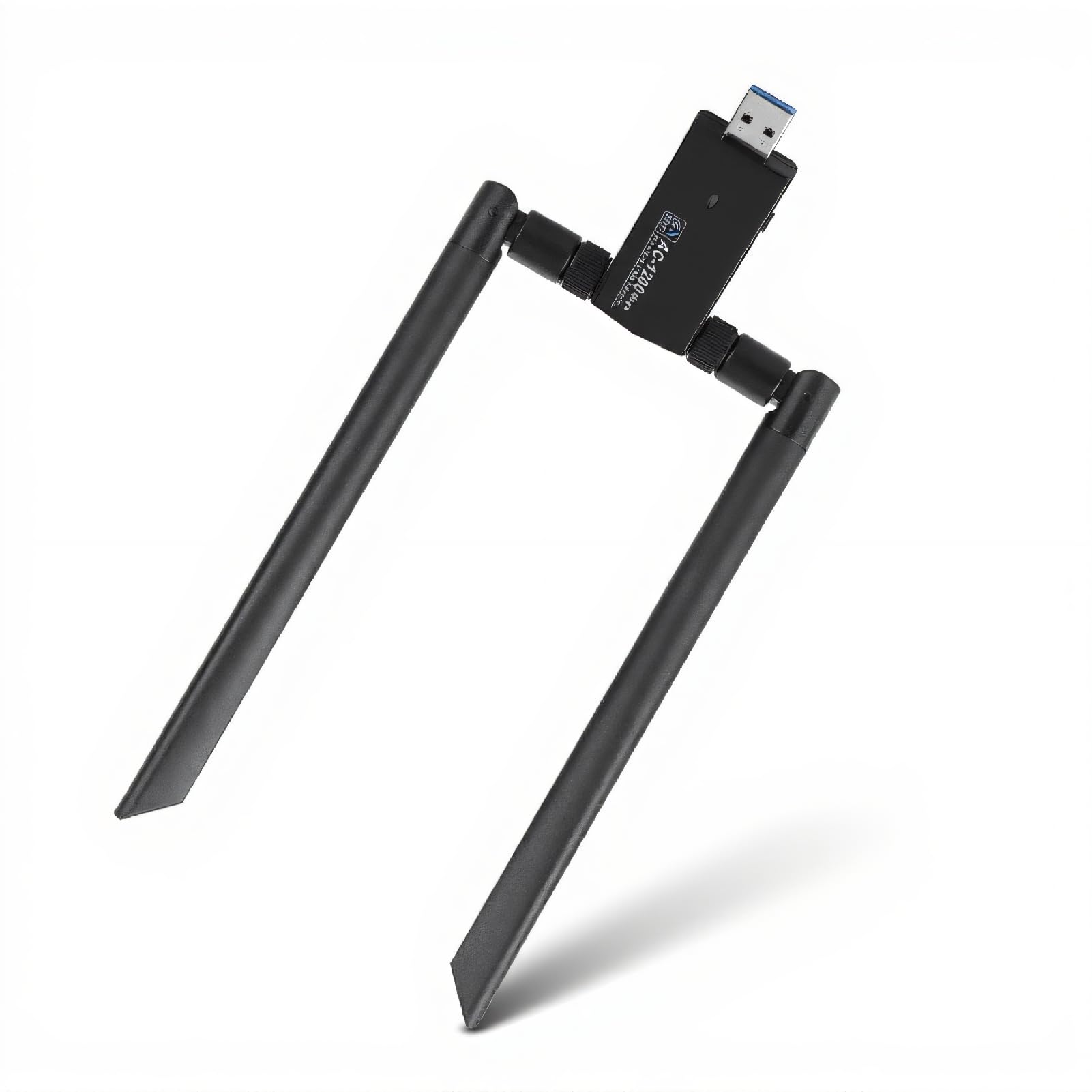 Cuifati Wireless Network Card, USB 2.4G/5G Dual-band WiFi Dongle Adapter, RTL8812AU AC, High Gain for PC