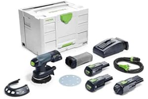Festool 577691 5-Inch Cordless Random Orbit Sander ETSC 125 3.0 I-Set