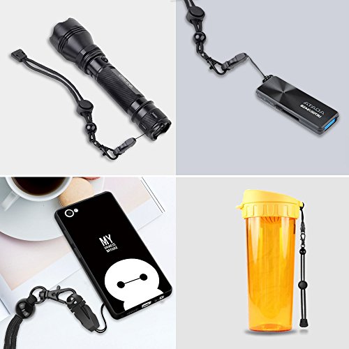 10Pack Paracord Hand Wrist Strap Lanyard with QuickRelease Buckle