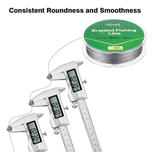 Braided Fishing Line 30LB 150YDS for Saltwater Fishing, Freshwater Fshing, Surf Fishing, Ice Fishing, Trout Fishing or Bass Fishing