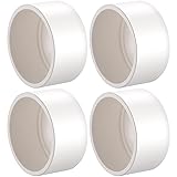 4“ PVC Pipe End Cap Fitting, 4 Pcs Heavy Duty