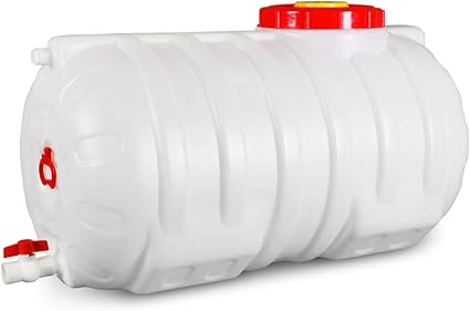 ZZR Cubo de Agua Grande con Tapa/Grifo/manija, Tanque de Agua de