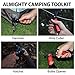 ALVAGO 13 in 1 Camping Survival Hatchet, Gifts for Dad, Camping Tool Kit with Hammer, Pliers, Screwdriver, Saw, Bottle Opener, Axe, Multitool for Outdoor and Car Emergency