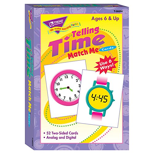 Trend Enterprises Inc. Telling Time Match Me Cards Amazon price