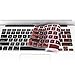 Allytech Silicone Keyboard Cover with Pattern Compatible MacBook Pro 13/15 /17 Inch (with/Without Retina Display), iMac and MacBook Air 13 Inch, Solid Wood Texture